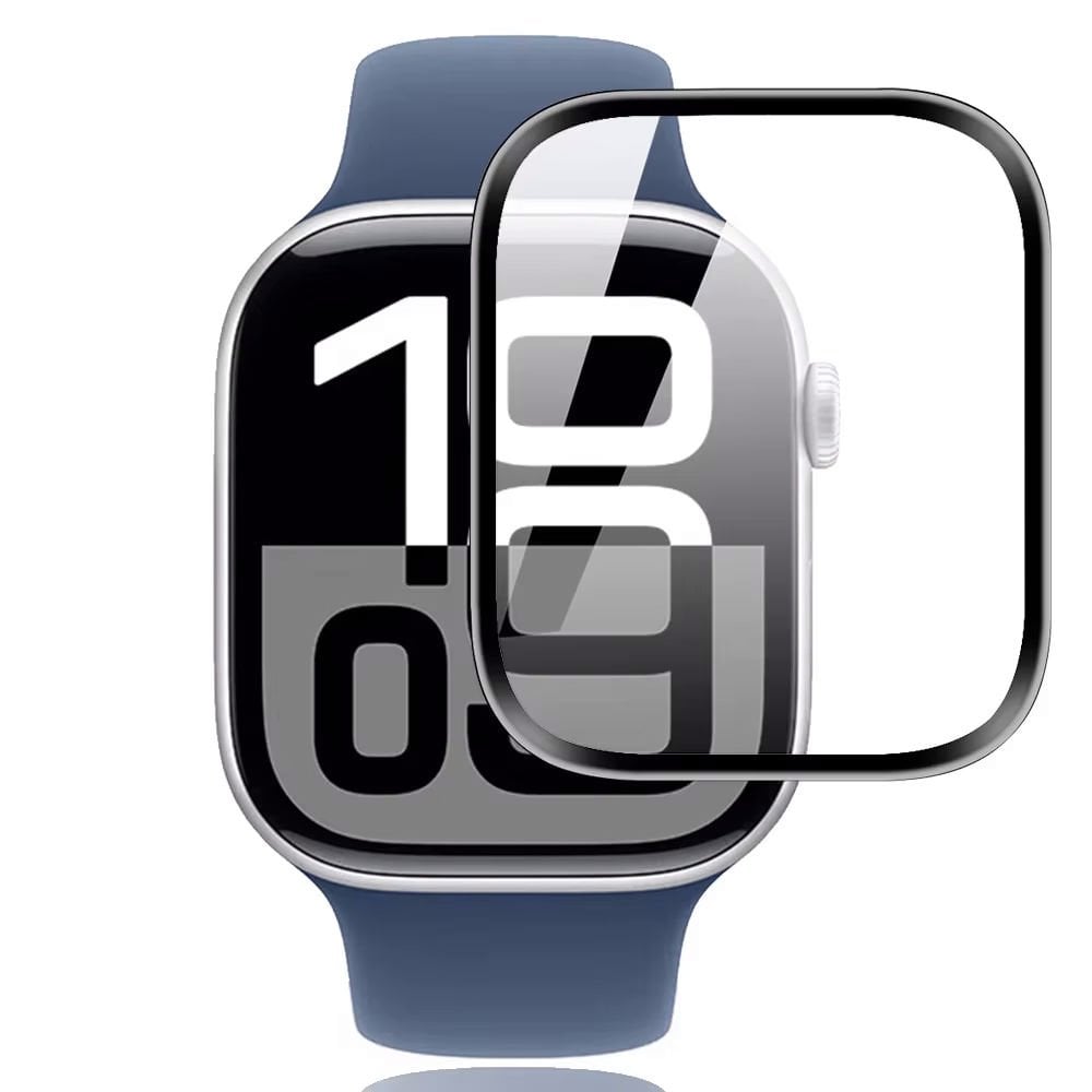 Apple Watch Series 10 46mm Uyumlu Polymer Temperli Nano 0.5 mm Watch Ekran Koruyucu