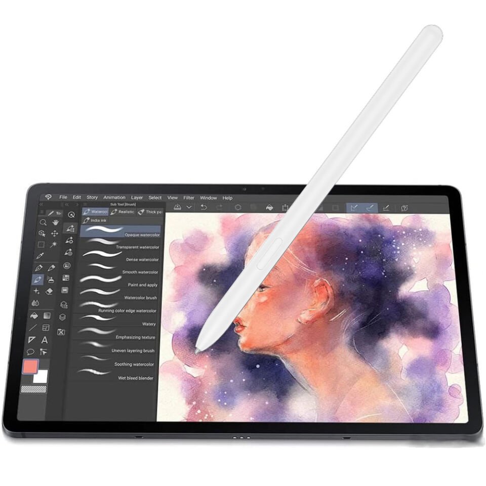 Samsung Galaxy Tab S9 Fe Plus S9 Plus S9 Ultra S9 Fe Uyumlu Spen Stylus Tablet Kalemi Yedek Uç Seti Beyaz