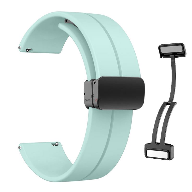 Redmi Watch 5 Active Redmi 5 Lite Uyumlu Kordon Kordon Manyetik Tokalı Yumuşak Soft Silikon Kordon Mint