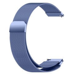 Samsung Galaxy Watch 4 5 6 7 Seri 40 42 43 44 46 47mm Uyumlu Manyetik Milanese Loop Metal Kordon Lacivert