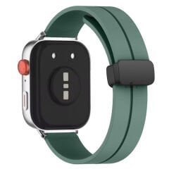 Redmi Watch 5 Active Redmi 5 Lite Uyumlu Kordon Kordon Manyetik Tokalı Yumuşak Soft Silikon Kordon Haki