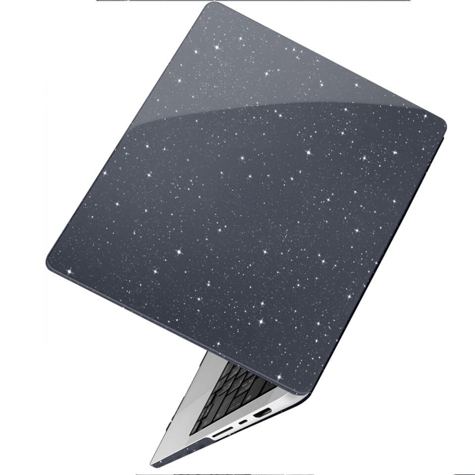 Apple MacBook Pro 13 Inc 2020-2021 İle Uyumlu Simli Parlak Kılıf A2338 A1706 A1708 A1989 A2289 A2251