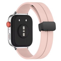 Redmi Watch 5 Active Redmi 5 Lite Uyumlu Kordon Kordon Manyetik Tokalı Yumuşak Soft Silikon Kordon Pudra