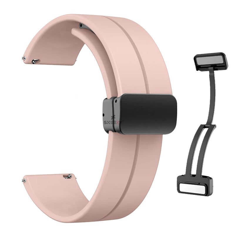 Redmi Watch 5 Active Redmi 5 Lite Uyumlu Kordon Kordon Manyetik Tokalı Yumuşak Soft Silikon Kordon Pudra