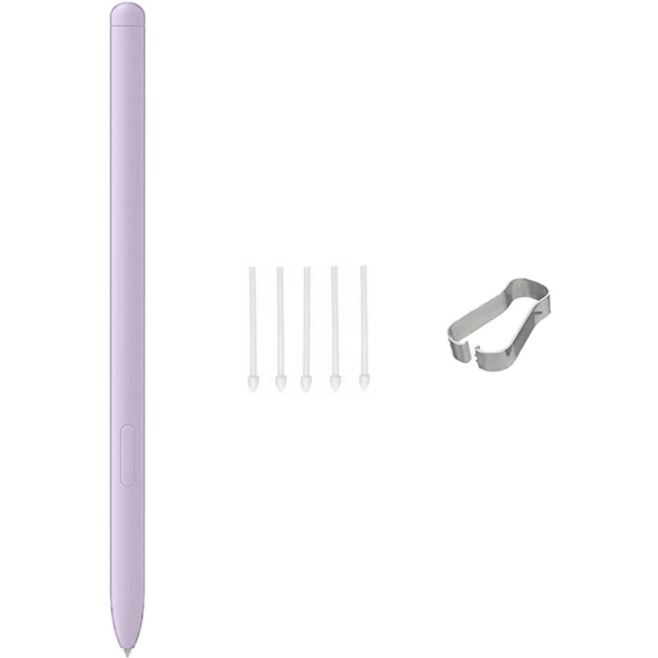 Samsung Galaxy Tab S10 Lite 10.9'' Uyumlu Spen Stylus Tablet Kalemi Yedek Uç Seti Lila