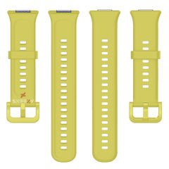 Huawei Watch Fit 2 Uyumlu PureLux Tam Uyumlu Silikon Kordon Sarı