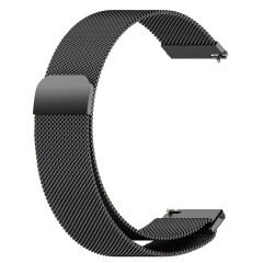 Huawei Watch GT3 46mm GT3 Pro 46mm Gt2 46mm Gt2 Pro 46mm Uyumlu Manyetik Milanese Loop Metal Kordon Siyah