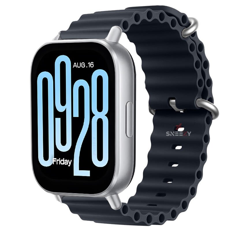 Redmi Watch 5 Active Redmi 5 Lite Uyumlu Kordon Kordon Ocean Tasarım Metal Toka Soft Silikon Kordon Midnight