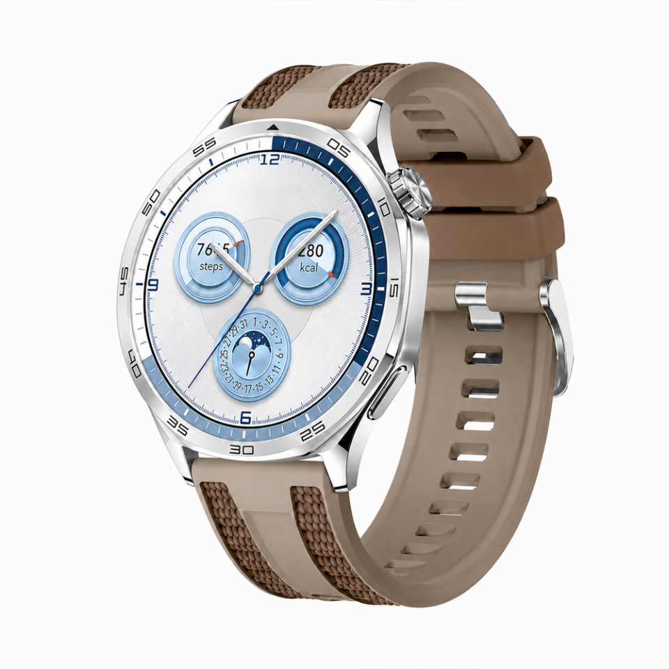 Huawei Watch GT 5 46mm Uyumlu 22mm Outdoor Tasarım Spor Silikon Kordon