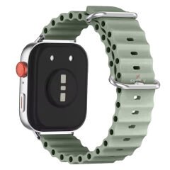 Redmi Watch 5 Active Redmi 5 Lite Uyumlu Kordon Kordon Ocean Tasarım Metal Toka Soft Silikon Kordon Mint