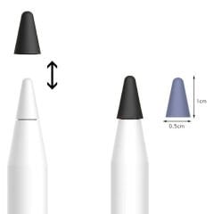 Apple Pencil 1-2 Nesil Pro USB-C Uyumlu Kalem Ucu Koruyucu Silikon Kılıf Ve Kutusu 8'li Mix Paket