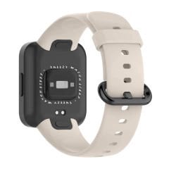 Xiaomi Mi Watch Lite Kordon Tam Uyumlu Eternity Silikon Kordon Bej