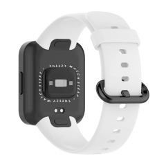 Xiaomi Mi Watch Lite Kordon Tam Uyumlu Eternity Silikon Kordon Beyaz