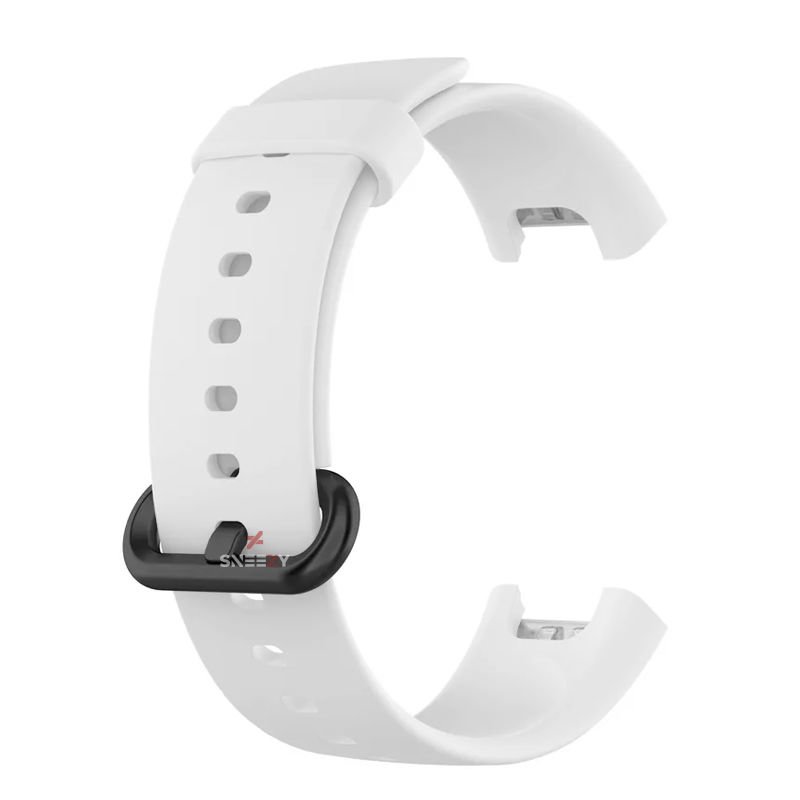 Xiaomi Mi Watch Lite Kordon Tam Uyumlu Eternity Silikon Kordon Beyaz