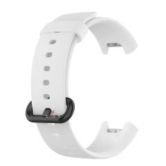 Xiaomi Mi Watch Lite Kordon Tam Uyumlu Eternity Silikon Kordon Beyaz