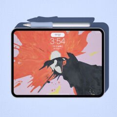 Apple Pencil 1-2 Nesil Pro USB-C Uyumlu Soft Yumuşak Silikon Kalem Tutucu Zarif Ve Rahat Kullanım Lavanta
