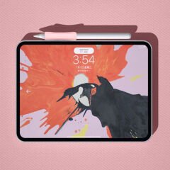 Apple Pencil 1-2 Nesil Pro USB-C Uyumlu Soft Yumuşak Silikon Kalem Tutucu Zarif Ve Rahat Kullanım Pembe