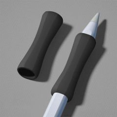 Apple Pencil 1-2 Nesil Pro USB-C Uyumlu Soft Yumuşak Silikon Kalem Tutucu Zarif Ve Rahat Kullanım Siyah