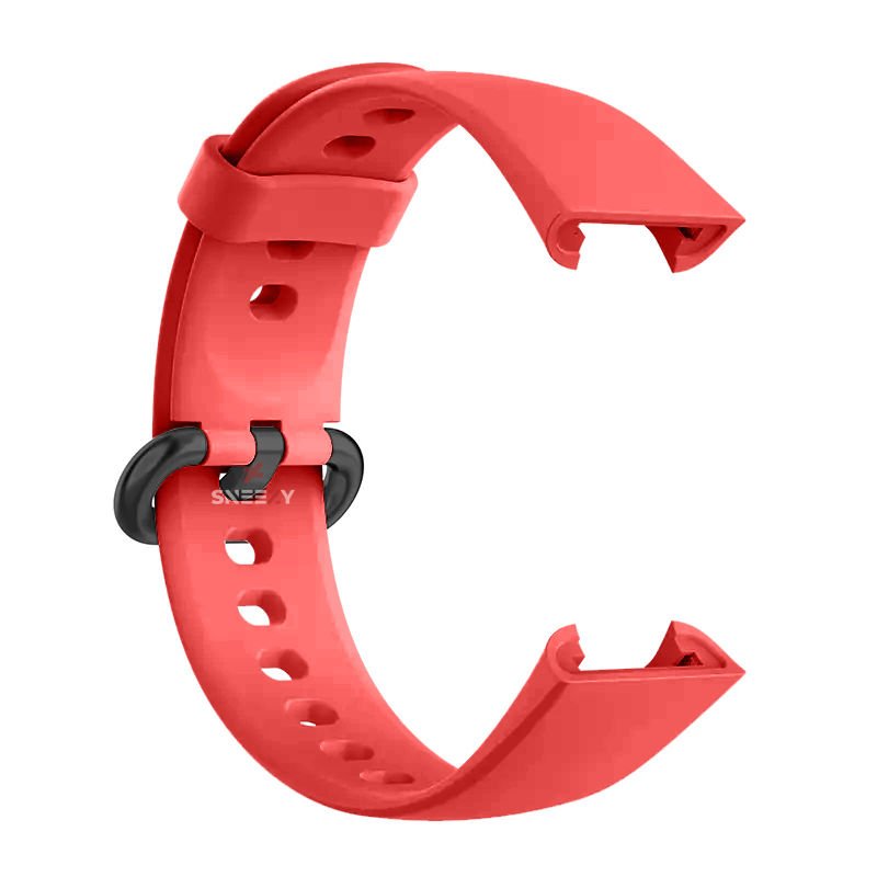 Xiaomi Mi Watch Lite Kordon Tam Uyumlu Eternity Silikon Kordon Kırmızı