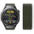 Huawei Watch GT5 Pro 46mm İle Uyumlu Ayarlanabilir Cırt Cırtlı Yumuşak Spor Kumaş Örgü Kordon Haki