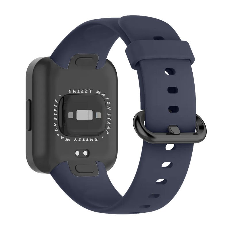 Xiaomi Mi Watch Lite Kordon Tam Uyumlu Eternity Silikon Kordon Lacivert