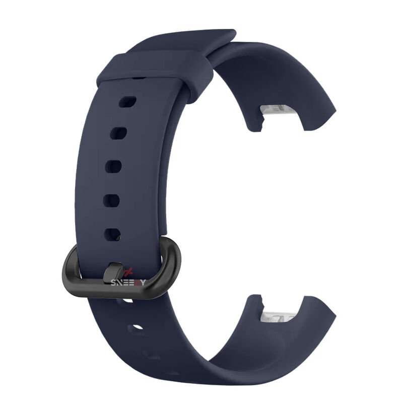 Xiaomi Mi Watch Lite Kordon Tam Uyumlu Eternity Silikon Kordon Lacivert
