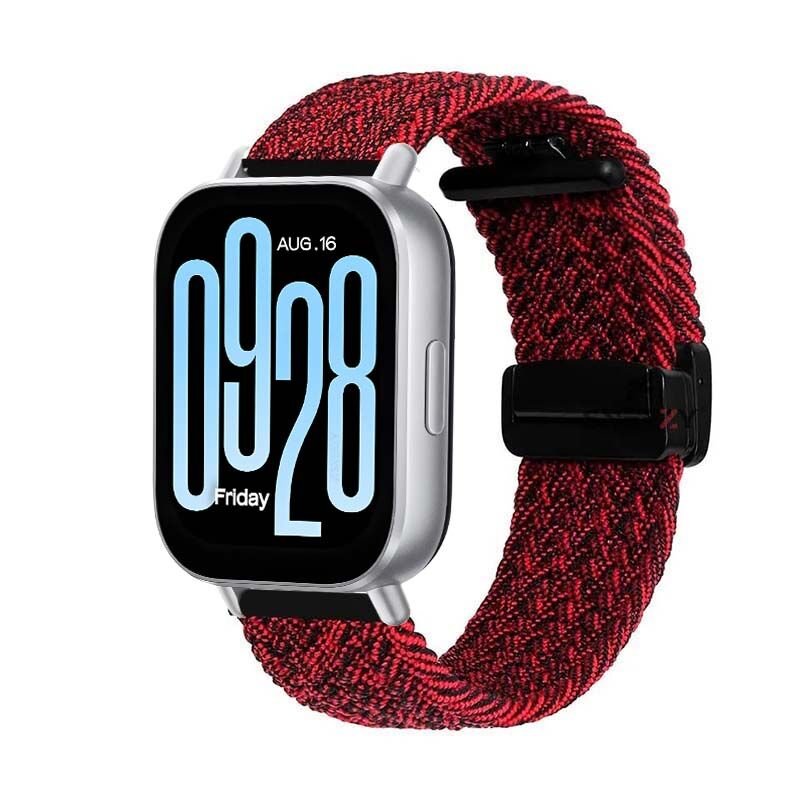 Redmi Watch 5 Active Redmi 5 Lite Uyumlu Kordon Kordon PureLux Soft Yumuşak Silikon Kordon Koyu Kırmızı