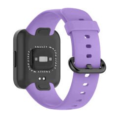 Xiaomi Mi Watch Lite Kordon Tam Uyumlu Eternity Silikon Kordon Lila