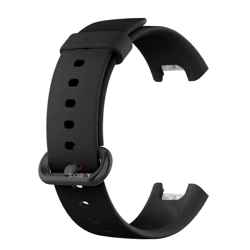 Xiaomi Mi Watch Lite Kordon Tam Uyumlu Eternity Silikon Kordon Siyah
