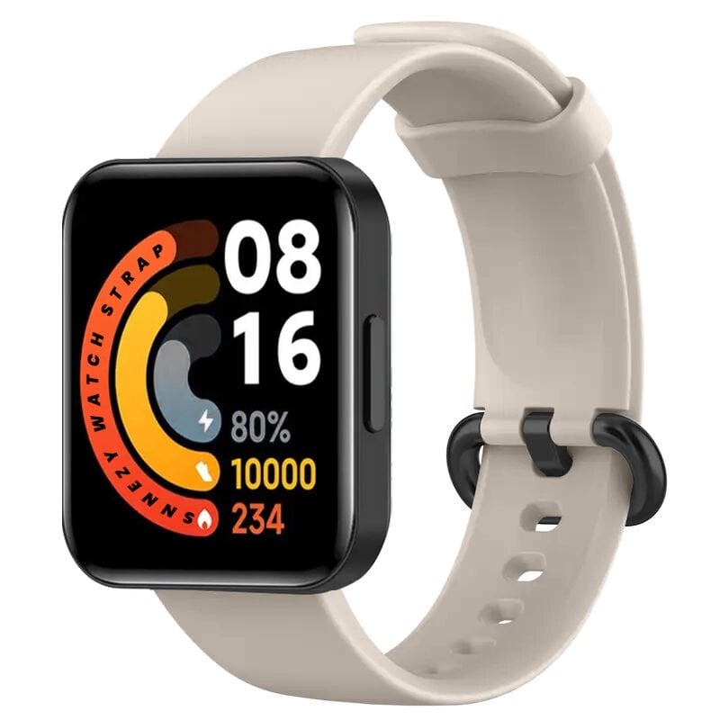 Xiaomi Redmi Watch 2 Lite Kordon Tam Uyumlu Eternity Silikon Kordon Bej