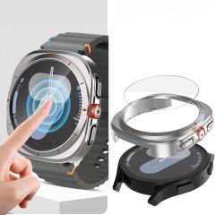 Samsung Galaxy Watch 7 44mm Ultra Dönüştürücü Kasa Koruyucu Gümüş