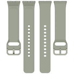 Sneezy Samsung Galaxy Fit 3 Kordon PureLux Soft Yumuşak Silikon Kordon Kayış Gri - Gri