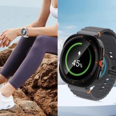 Samsung Galaxy Watch 7 44mm Ultra Dönüştürücü Kasa Koruyucu Starlight