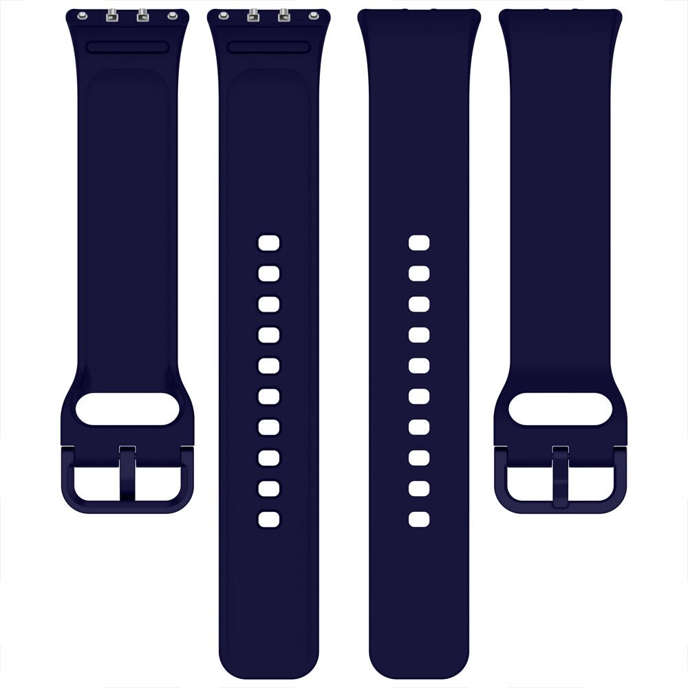 Sneezy Samsung Galaxy Fit 3 Kordon PureLux Soft Yumuşak Silikon Kordon Kayış Lacivert - Lacivert