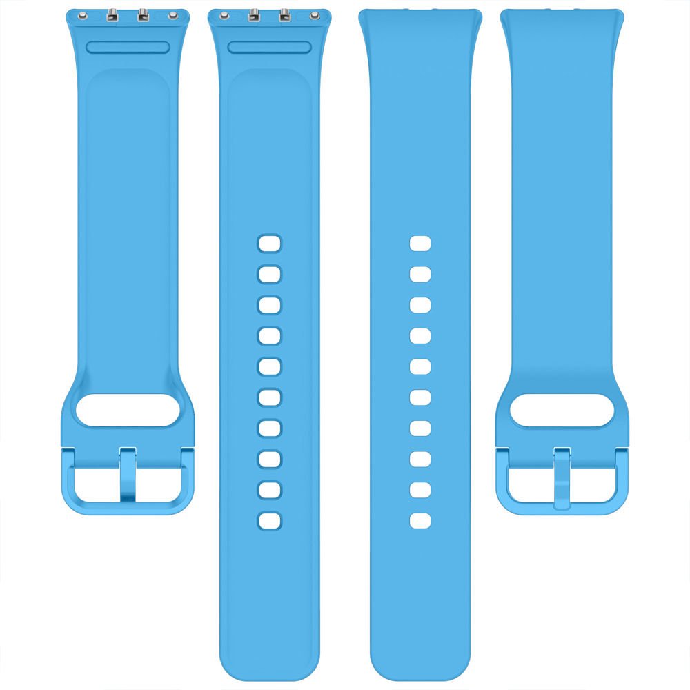 Sneezy Samsung Galaxy Fit 3 Kordon PureLux Soft Yumuşak Silikon Kordon Kayış Mavi - Mavi