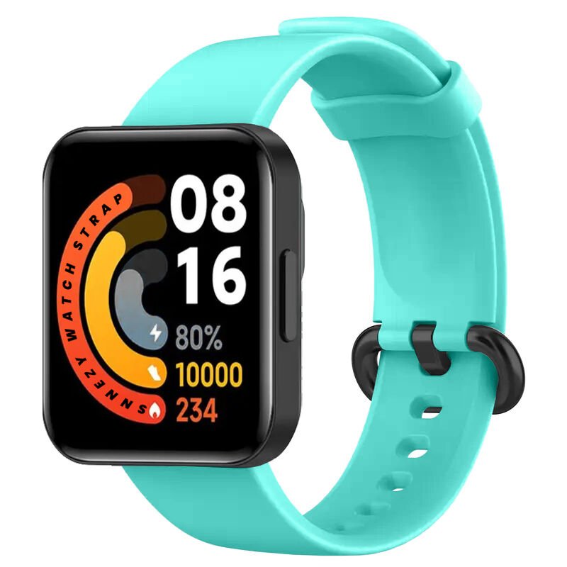 Xiaomi Redmi Watch 2 Lite Kordon Tam Uyumlu Eternity Silikon Kordon Turkuaz