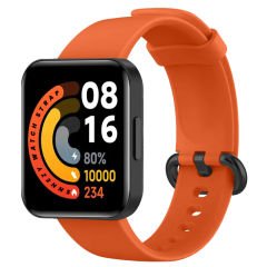 Xiaomi Redmi Watch 2 Lite Kordon Tam Uyumlu Eternity Silikon Kordon Turuncu