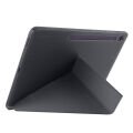 Samsung Galaxy Tab S10 FE Plus SM-X620 13.1 İnç Uyumlu Katlanabilir Kalemlikli Standlı Akıllı Kılıf Siyah