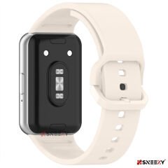 Sneezy Samsung Galaxy Fit 3 Kordon PureLux Soft Yumuşak Silikon Kordon Kayış Starlight - Starlight
