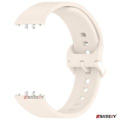 Sneezy Samsung Galaxy Fit 3 Kordon PureLux Soft Yumuşak Silikon Kordon Kayış Starlight - Starlight