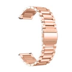 Xiaomi Watch S1 -S1 Active -Mi Watch -Watch Color 22mm Uyumlu Ironweft Döküm Çelik Metal Kordon Rose Gold