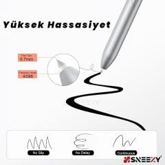 Galaxy S-Pen Yedek Kalem Ucu Çıkarma/Takma Aparat Tüm S-Pen Modellerine Uyumlu 5 Adet Yedek Kalem Uç