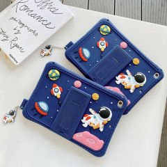 İpad 5.6.Nesil 9.7 İnç Uyumlu Galaxy Shell Astront Temalı Çocuk Tablet Kılıfı