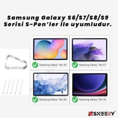Galaxy S-Pen Yedek Kalem Ucu Çıkarma/Takma Aparat Tüm S-Pen Modellerine Uyumlu 5 Adet Yedek Kalem Uç Beyaz - Beyaz