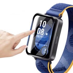 Sneezy Huawei Band 9 İle Uyumlu Ekran Koruyucu Polymer Temperli Nano 0.5 mm Watch Ekran Koruyucu