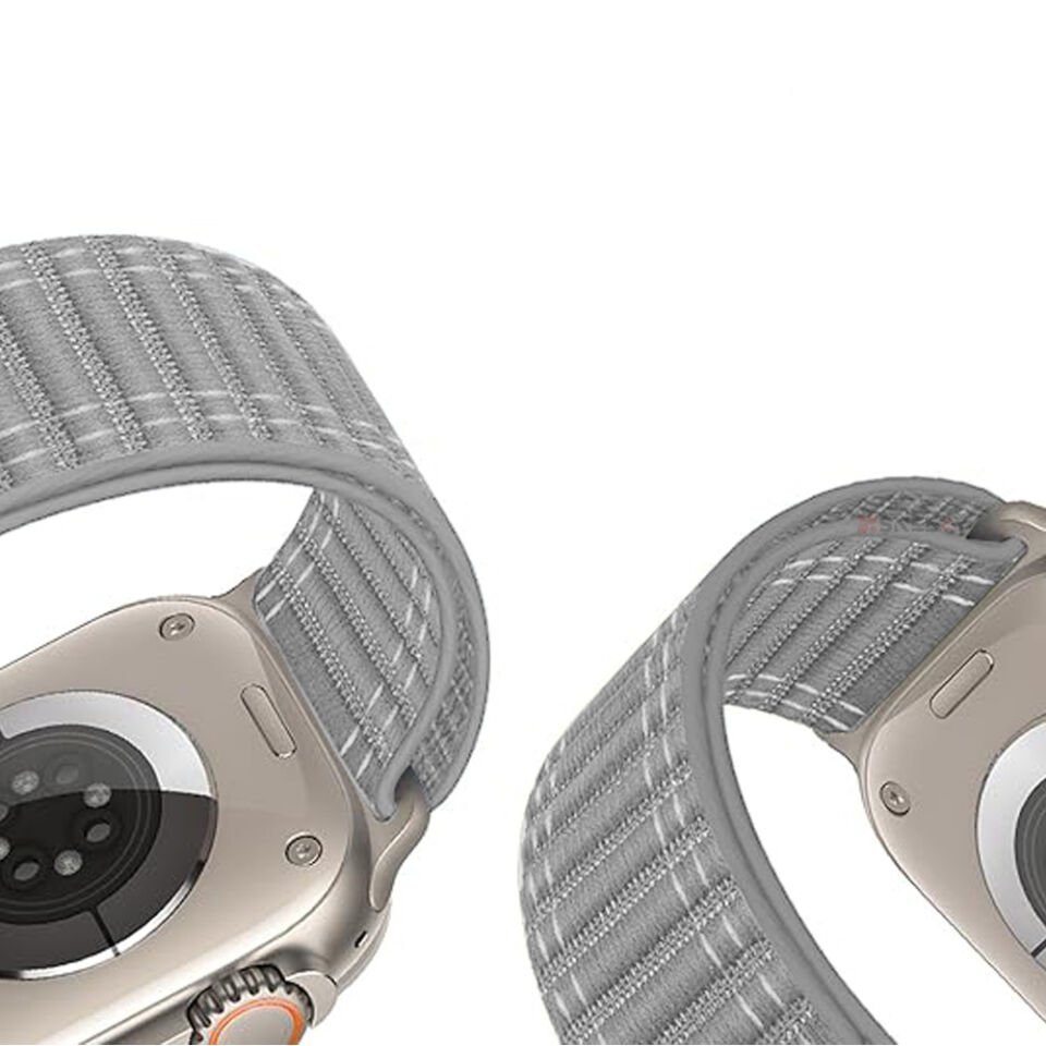 Apple Watch Uyumlu 44 45 46mm Utra 49mm Fabric Spor Yumuşak Kumaş Kordon Seri 2 3 4 5 6 Se 7 8 9 10