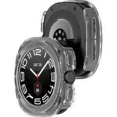 Samsung Galaxy Watch Ultra 47mm İle Uyumlu Güçlendirilmiş 360 Kasa Koruyucu Şeffaf