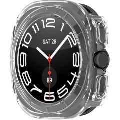 Samsung Galaxy Watch Ultra 47mm İle Uyumlu Güçlendirilmiş 360 Kasa Koruyucu Şeffaf