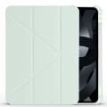 Apple iPad Air 10.9'' 2022/2020 Uyumlu Üçgen Katlanabilir Kalem Şarj Bölmeli Standlı Kılıf