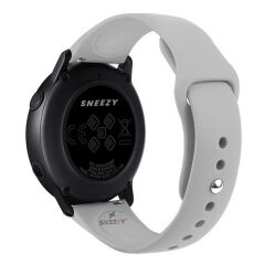 Sneezy Huawei Watch GT5 41mm İle Uyumlu Yumuşak PureLux Soft Silikon Kordon Gri